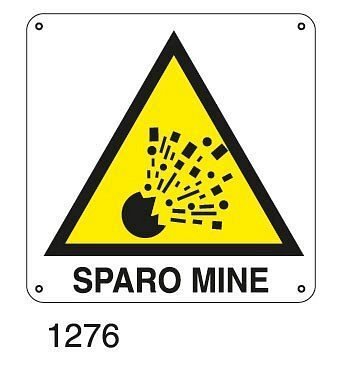 Sparo mine - C - Alluminio 360x360 mm - Conf 10 pz.