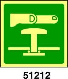 Emergency stop - B - PVL 150x150 mm