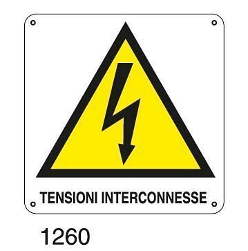 Tensioni interconnesse - B - PVC adesivo 220x220 mm - Conf 10 pz.