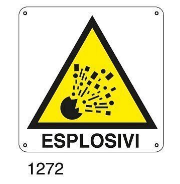 Esplosivi - A - Alluminio 145x145 mm