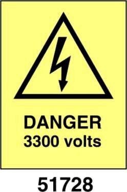 Danger 3300 volts