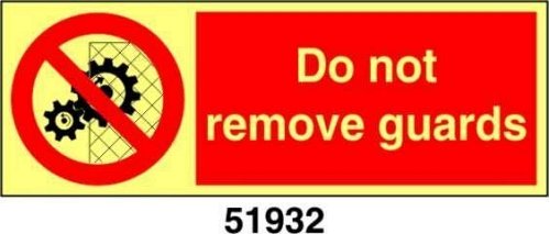 Do not remove guards