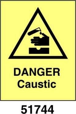 Danger caustic