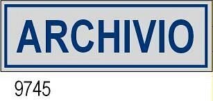 Etichetta adesiva Archivio 170x45 mm