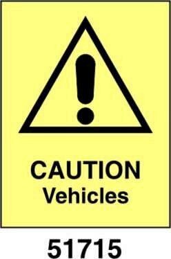 Caution vehicles - A - ADL 150x200 mm