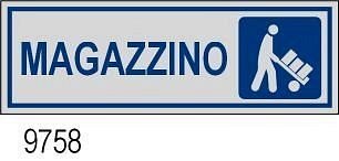Etichetta adesiva mm 170x45  Magazzino conf. 10pz