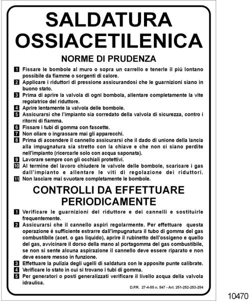 Saldatura ossiacetilenica - A - Alluminio - 250x350 mm - Conf 10 pz