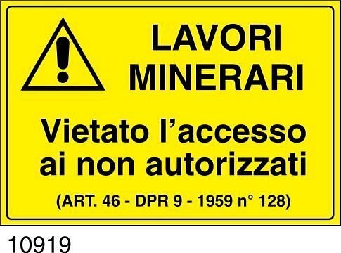 Lavori Minerari - A - Alluminio - 500x330 mm.
