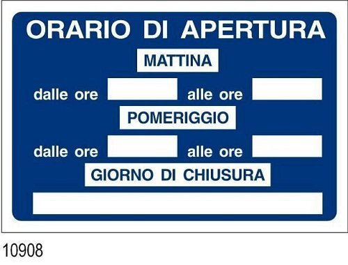 Orario di Apertura