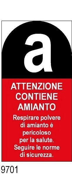 Attenzione contiene Amianto