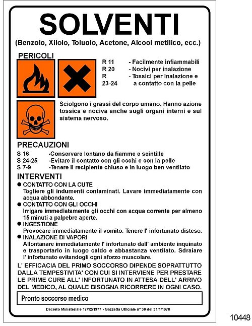 Solventi - A - Alluminio - 250x350 mm