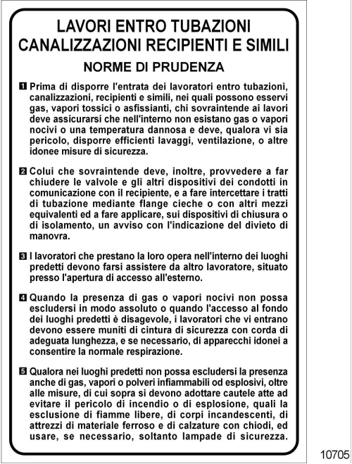 Lavori entro tubazioni, canalizzazioni, recipienti e simili - B - Alluminio - 330x500 mm