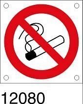 Targhetta bordo macchina "Vietato Fumare" in all. 60x60 mm - conf. 10 pz