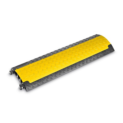 Dosso passacavi con protettore cavo Defender Mini - 3 Canali, H5 cm