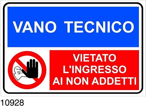 Vano tecnico vietato l'ingresso ai non addetti