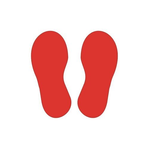 Orme di segnalazione percorsi obbligatori - Rosso