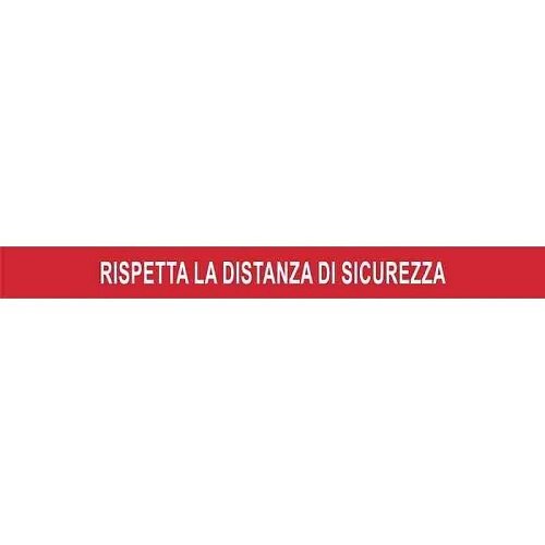 Rispetta la distanza di sicurezza 1000x80 mm