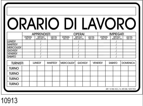 Orario di lavoro
