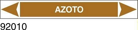 Azoto - etichetta - A - PVC adesivo - 175x30 mm