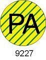 PA - etichetta - C - PVC adesivo 30mm - 30pz