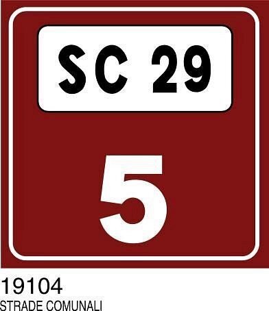 Numerazione Cavalcavia Strade Comunali
