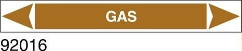 Gas - etichetta