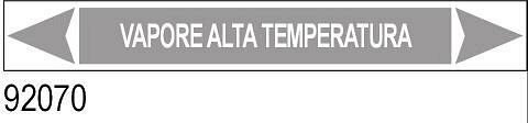 Vapore alta temperatura - etichetta
