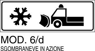 Sgombraneve in Azione - A - Ferro CL.2 53x18 cm