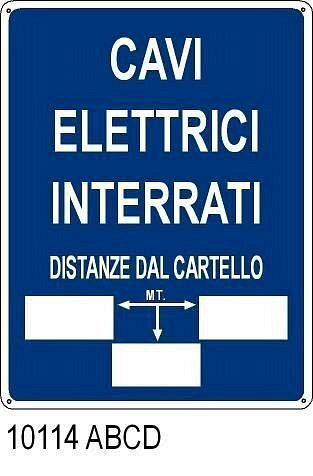 Cavi elettrici interrati