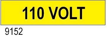 110 Volt - etichetta