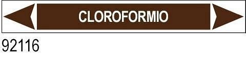 Cloroformio - etichetta - B - PVC adesivo - 350x60 mm