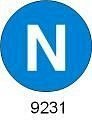 Neutro - etichetta - A - PVC adesivo 10mm - 140pz