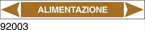 Alimentazione - etichetta - A - PVC adesivo - 175x30 mm