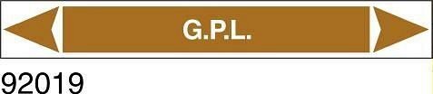 GPL - etichetta - B - PVC adesivo - 350x60 mm