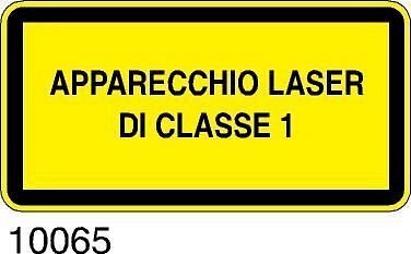 Radiazione Laser - Laser di classe 1 - 50pz