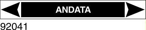 Andata - etichetta - A - PVC adesivo - 175x30 mm