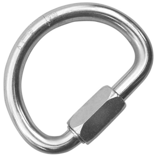 Quick Link D Kong  a D in acciaio resist. 50 kN – EN 362/Q