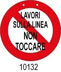 Lavori sulla linea non toccare - A - PVC Rigido - 160mm