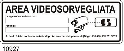Area Videosorvegliata con operatore