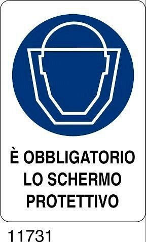 E' obbligatorio lo schermo protettivo - B - Polionda 500x700 mm