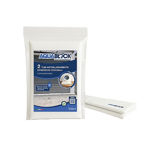 Tubi Autoespandenti Antiallagamento 100x20 cm (2 sacchi) - Conf. Richiudibile
