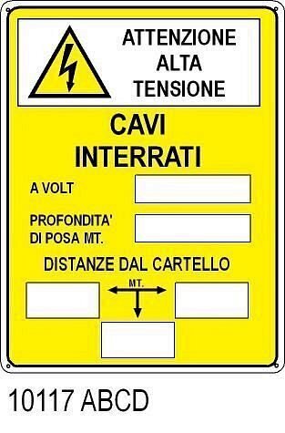 Cavi interrati - C - Alluminio 200x300 mm