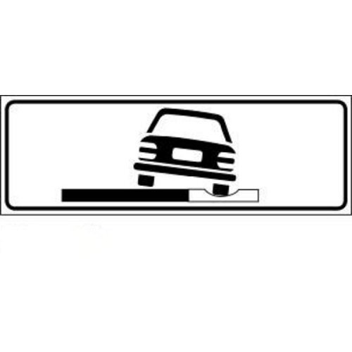 Strada Dissestata - C - Alluminio CL.1 105x35 cm