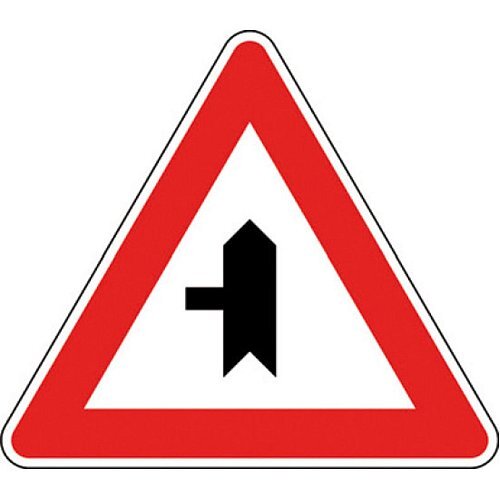 Intersezione a "T" con diritto di precedenza - A - Ferro - CL.2 60cm