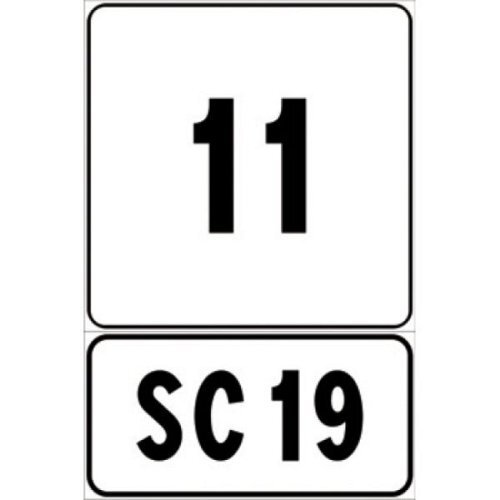 Progressiva distanziometrica per strada comunale