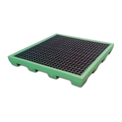 Vasca di Raccolta a Pavimento Portata 600 kg in Polietilene 30% Riciclato