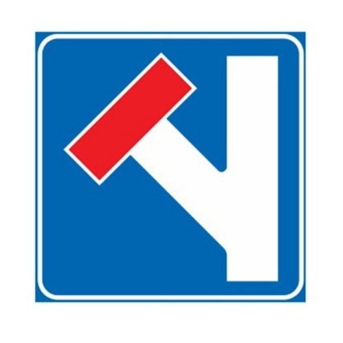 Preavviso di strada senza uscita - A - Ferro CL.1 40cm