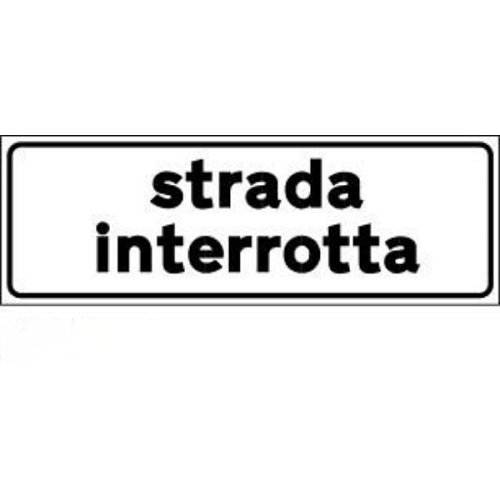 Strada interrotta