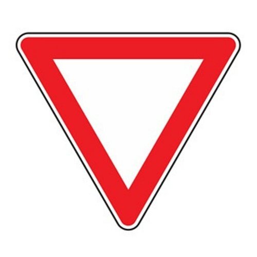 Dare precedenza - A - Alluminio CL.2 60cm