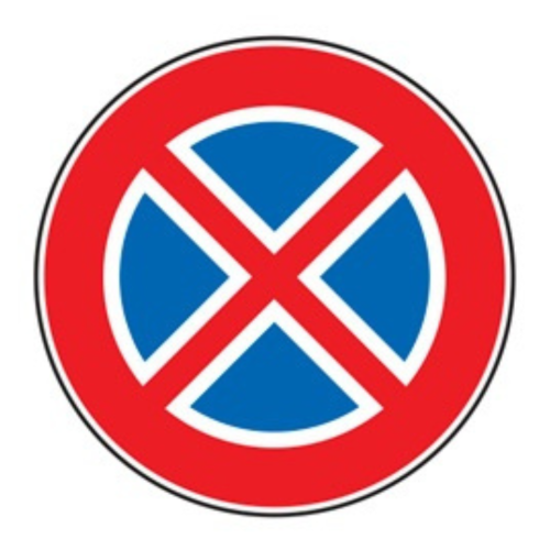 Divieto di Fermata - A - Ferro - CL.2 40cm